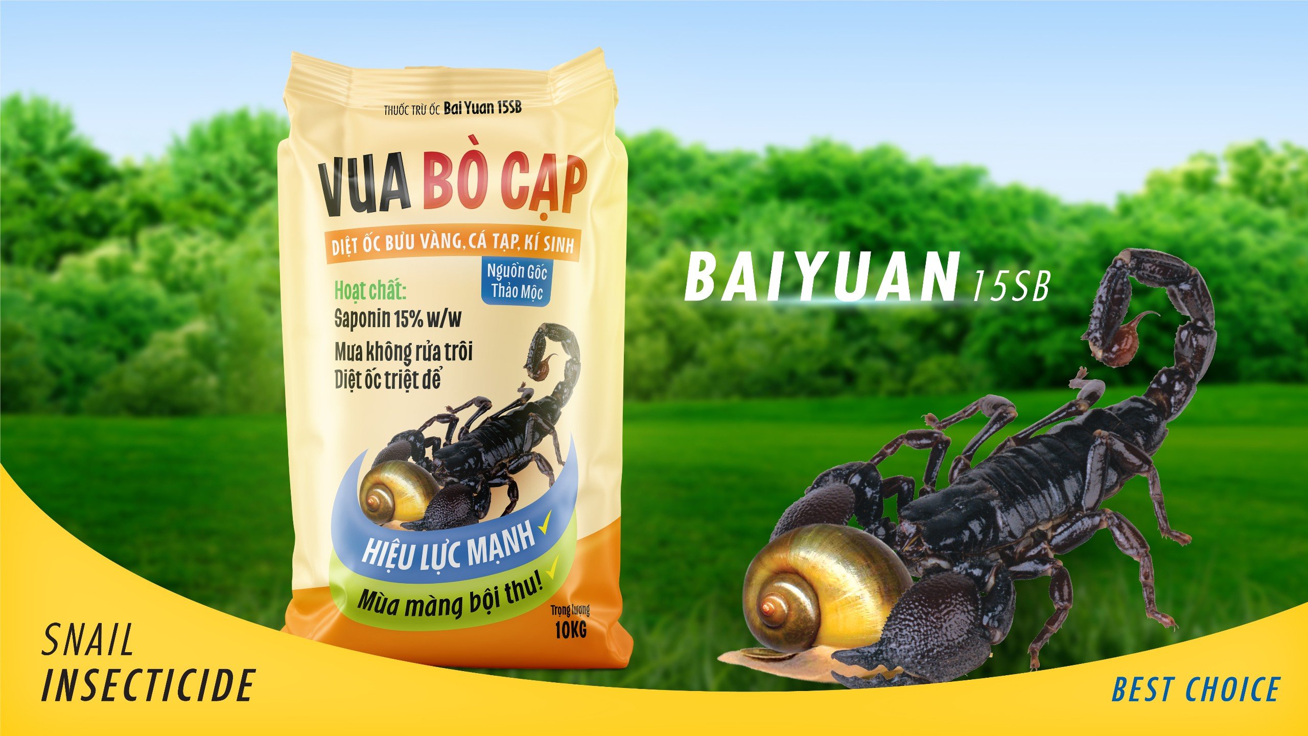 THUỐC TRỪ ỐC VUA BÒ CẠP